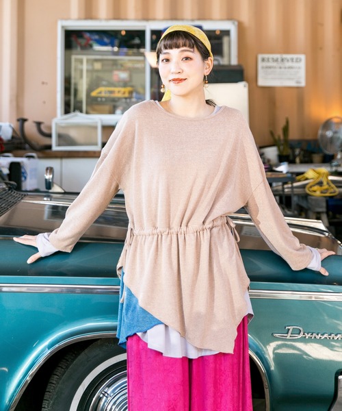 チャイハネ（チャイハネ）の「【チャイハネ】レイヤー変形トップス（アンサンブル・レディース・ホワイト/ブラック/ベージュ/ブルー・FREE）」の18枚目の写真