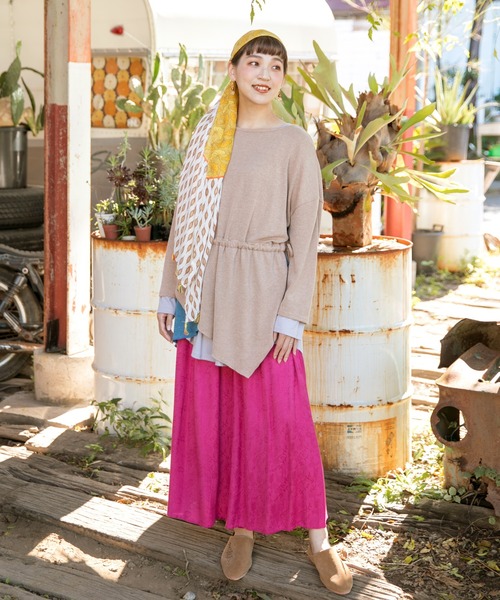 チャイハネ（チャイハネ）の「【チャイハネ】レイヤー変形トップス（アンサンブル・レディース・ホワイト/ブラック/ベージュ/ブルー・FREE）」の20枚目の写真