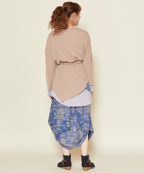 チャイハネ（チャイハネ）の「【チャイハネ】レイヤー変形トップス（アンサンブル・レディース・ホワイト/ブラック/ベージュ/ブルー・FREE）」の22枚目の写真