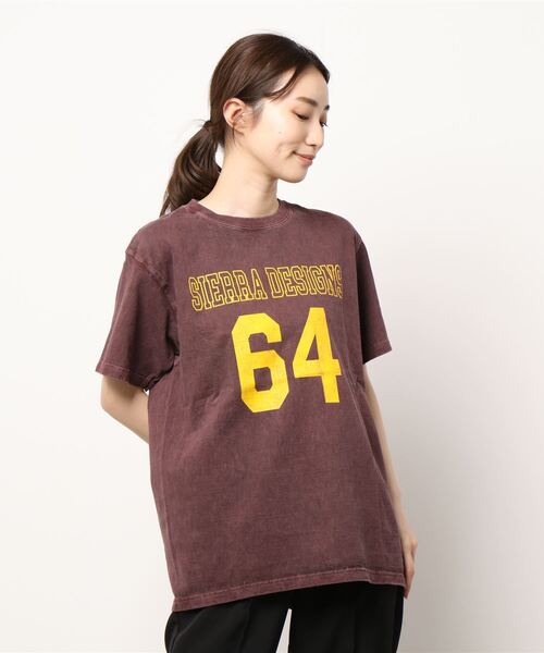 SIERRA DESIGNS(シェラデザイン)の「<Good On コラボ>【SIERRA DESIGNS】USA生地 Tシャツ/Good On × SIERRA DESIGNS 64 TEE(Tシャツ/カットソー・レディース・ブラック/ブラウン/グレー/ライトブラウン/ワインレッド/グリーン/スカイブルー/レッド/オフホワイト/グレー系その他/桜/コーラルピンク/グリーン系その他/ネイビー・MEDIUM/LARGE/X-LARGE/SMALL)」の14枚目の写真