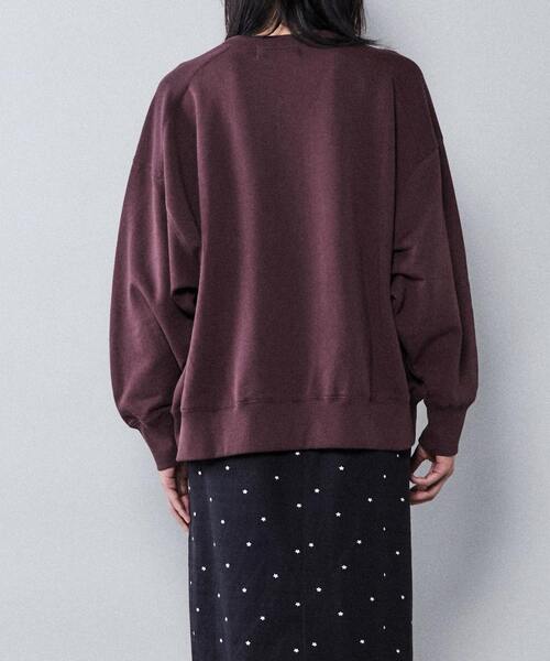 CONVERSE TOKYO（コンバーストウキョウ）の「レトロロゴプリントスウェット(WOMEN)（スウェット・レディース・アイボリー/ブラウン/オレンジ/ミント/ブルー・FREE）」の11枚目の写真