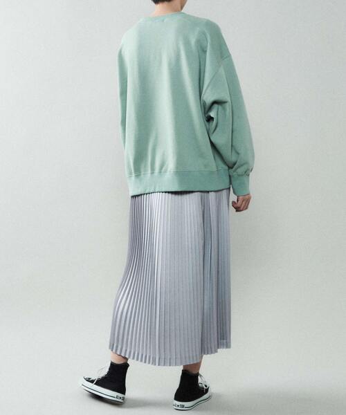 CONVERSE TOKYO（コンバーストウキョウ）の「レトロロゴプリントスウェット(WOMEN)（スウェット・レディース・アイボリー/ブラウン/オレンジ/ミント/ブルー・FREE）」の13枚目の写真