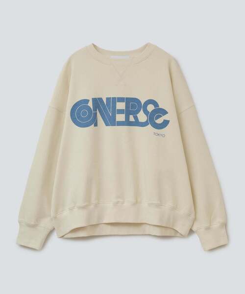 CONVERSE TOKYO（コンバーストウキョウ）の「レトロロゴプリントスウェット(WOMEN)（スウェット・レディース・アイボリー/ブラウン/オレンジ/ミント/ブルー・FREE）」の17枚目の写真
