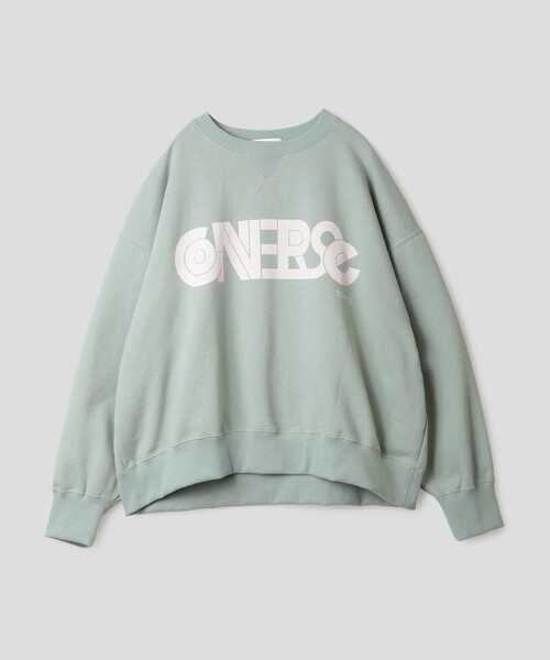 CONVERSE TOKYO（コンバーストウキョウ）の「レトロロゴプリントスウェット(WOMEN)（スウェット・レディース・アイボリー/ブラウン/オレンジ/ミント/ブルー・FREE）」の18枚目の写真