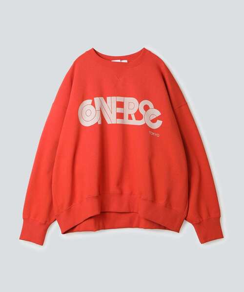 CONVERSE TOKYO（コンバーストウキョウ）の「レトロロゴプリントスウェット(WOMEN)（スウェット・レディース・アイボリー/ブラウン/オレンジ/ミント/ブルー・FREE）」の19枚目の写真