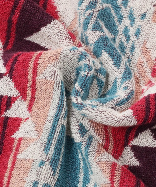 BAYFLOW（ベイフロー）の「スクロールフェイスタオル（タオル・レディース・レッド/グリーン・0）」の12枚目の写真