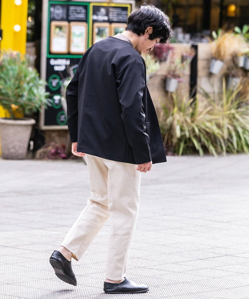 ITEMS URBANRESEARCH(アイテムズ アーバンリサーチ)の「ストレッチノーカラー ジャケットカーディガン(ノーカラージャケット・メンズ・グレー/ブルー/ブラック・MEDIUM/LARGE)」の21枚目の写真