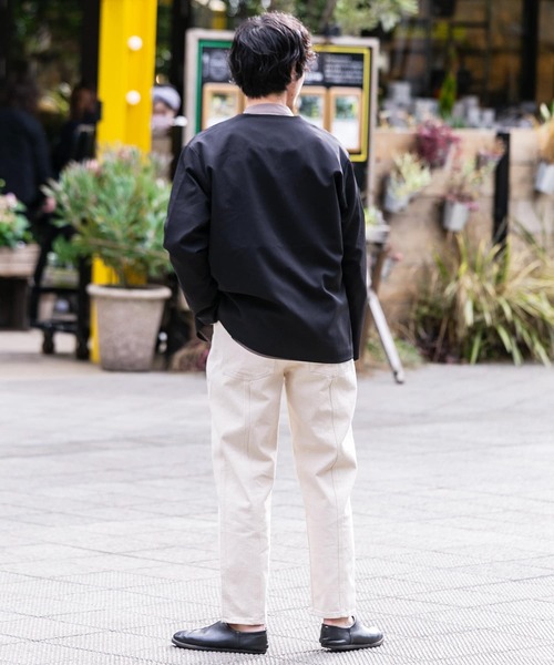 ITEMS URBANRESEARCH(アイテムズ アーバンリサーチ)の「ストレッチノーカラー ジャケットカーディガン(ノーカラージャケット・メンズ・グレー/ブルー/ブラック・MEDIUM/LARGE)」の22枚目の写真