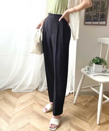新しい裾コンシャス。2wayセンタープレスタックパンツ