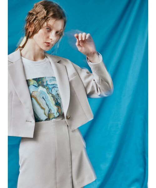 MURUA（ムルーア）の「【MURUA/arai midori】Tシャツ（Tシャツ/カットソー・レディース・ホワイト/ブラック・FREE）」の8枚目の写真