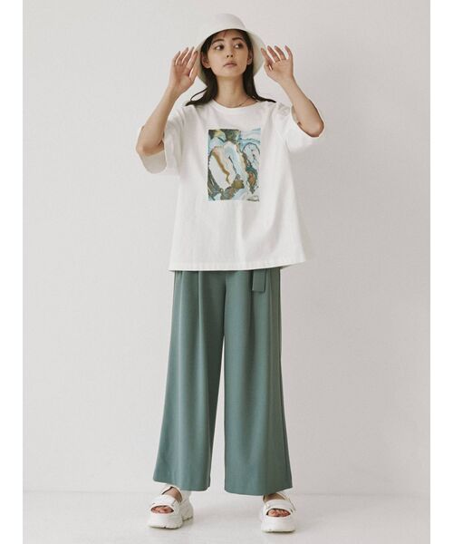 MURUA（ムルーア）の「【MURUA/arai midori】Tシャツ（Tシャツ/カットソー・レディース・ホワイト/ブラック・FREE）」の15枚目の写真