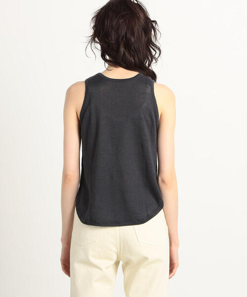 TOMORROWLAND （トゥモローランド）の「プレーンリネン アメリカンスリーブプルオーバー（ニット/セーター・レディース・チャコールグレー/レッド/ライトイエロー/シルバー系その他・S）」の10枚目の写真