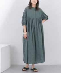 KBF | 『WEB/一部店舗限定』刺繍ギャザーボリュームワンピース(ワンピース)