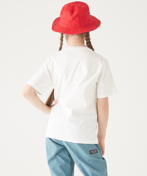 KRIFF MAYER Kid's Collection（クリフメイヤーキッズコレクション）の「楽LUCK-TEE（パイロットマーくん）（Tシャツ/カットソー・キッズ・ネイビー/オフホワイト/サックスブルー/チャコール・120/130/140/150/160/170）」の6枚目の写真