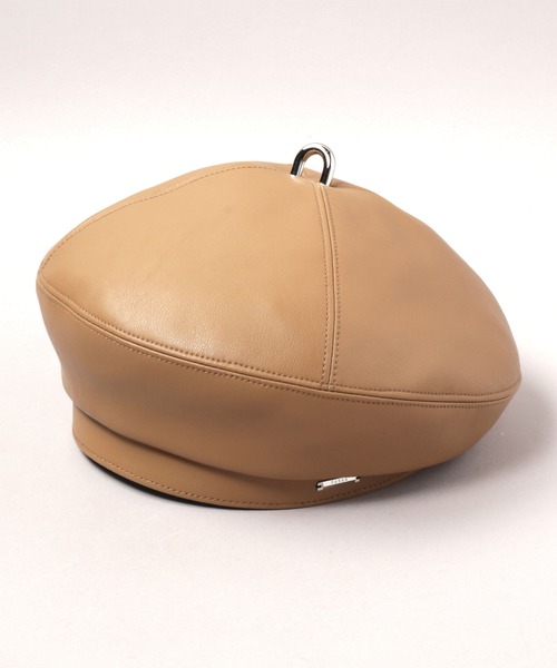 CA4LA(カシラ)の「PIGNON 8(ハンチング/ベレー帽・レディース・ブラック/ベージュ/ブラウン系その他・ONESIZE)」の3枚目の写真