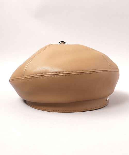 CA4LA(カシラ)の「PIGNON 8(ハンチング/ベレー帽・レディース・ブラック/ベージュ/ブラウン系その他・ONESIZE)」の6枚目の写真