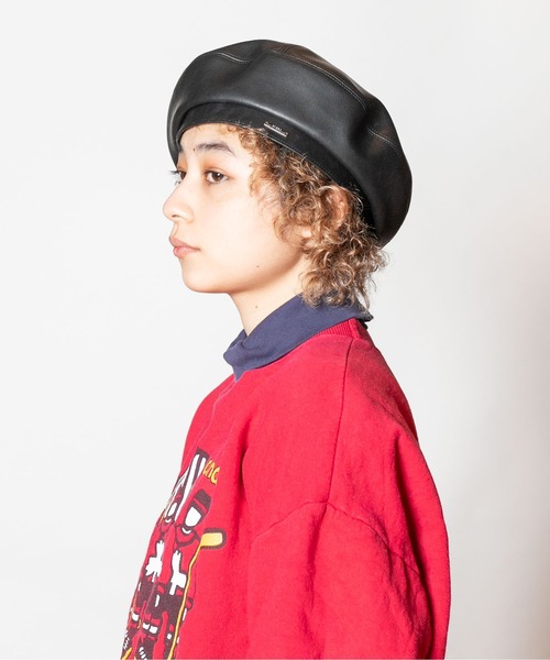 CA4LA(カシラ)の「PIGNON 8(ハンチング/ベレー帽・レディース・ブラック/ベージュ/ブラウン系その他・ONESIZE)」の9枚目の写真