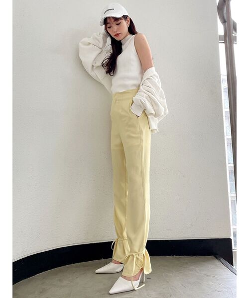 GYDA(ジェイダ)の「LOOSEスウェットカーディガン(カーディガン/ボレロ・レディース・オフホワイト/ブラック・FREE)」の13枚目の写真