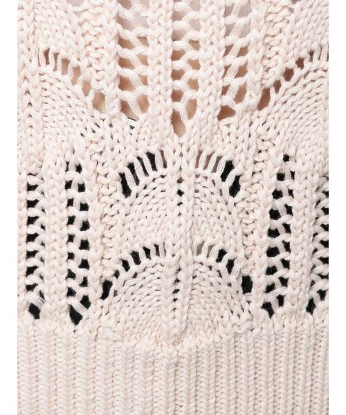 RESEXXY（リゼクシー）の「透かし編みニットトップス（ニット/セーター・レディース・ブラック/ピンク/アイボリー・FREE）」の10枚目の写真
