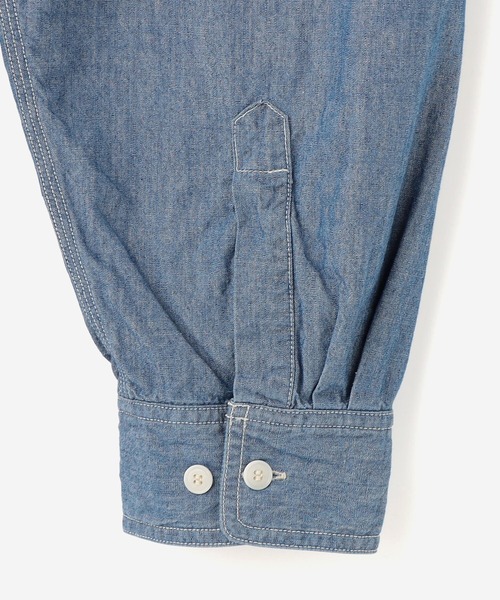 SEDAN ALL-PURPOSE(セダンオールパーパス)の「SEDAN ALL-PURPOSE | シャンブレービッグシャツ MEN(シャツ/ブラウス・メンズ・ブルー・X-LARGE/XX-LARGE/LARGE)」の8枚目の写真