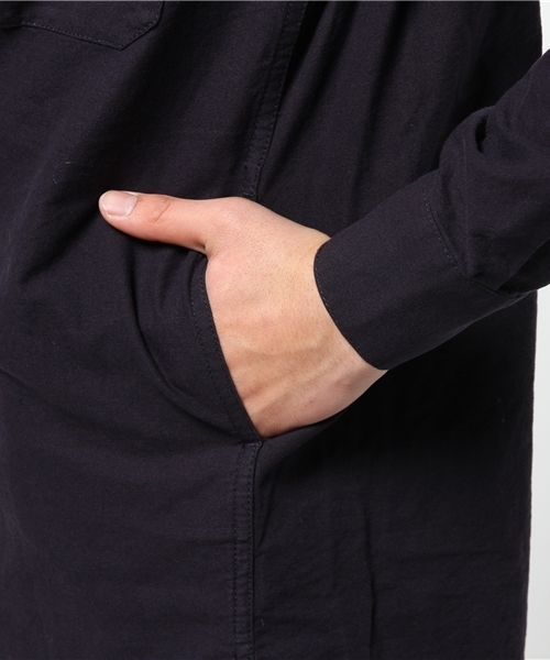 CIAOPANIC（チャオパニック）の「【Ciaopanic】ポケ付きロングシャツ（シャツ/ブラウス・メンズ・ホワイト/ネイビー/オリーブ・MEDIUM/LARGE）」の8枚目の写真