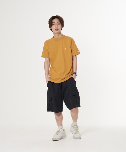 Champion(チャンピオン)の「【CHAMPION/チャンピオン】ナイロンリップストップイージーカーゴショーツ 撥水性 カーゴポケット ウェストベルト(カーゴパンツ・メンズ・ネイビー/グリーン/ベージュ/チャコールグレー・MEDIUM/X-LARGE/LARGE)」の12枚目の写真