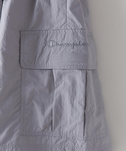 Champion(チャンピオン)の「【CHAMPION/チャンピオン】ナイロンリップストップイージーカーゴショーツ 撥水性 カーゴポケット ウェストベルト(カーゴパンツ・メンズ・ネイビー/グリーン/ベージュ/チャコールグレー・MEDIUM/X-LARGE/LARGE)」の7枚目の写真