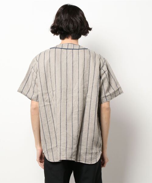 HOUSTON（ヒューストン）の「【HOUSTON】HEMP STRIPE WIDE BASEBALL