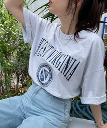 WEGO | WEGO/ヘビーウエイト チームロゴフットボールビッグT(Tシャツ/カットソー)