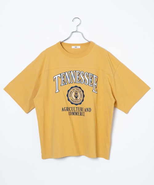 WEGO（ウィゴー）の「WEGO/ヘビーウエイト チームロゴフットボールビッグT（Tシャツ/カットソー・メンズ・ホワイト/パープル/オレンジ/ブルー/グレー系その他/イエロー/ダークグリーン/ブラック・LARGE/MEDIUM）」の13枚目の写真