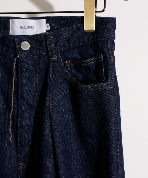 JANESMITH(ジェーンスミス)の「JANESMITH ジェーンスミス / 14.5oz DENIM IN TUCK COMFORT TAPERED PANTS インタックコンフォートデニムパンツ / 22WDM-#422L-OW(デニムパンツ・レディース・インディゴブルー・25)」の3枚目の写真