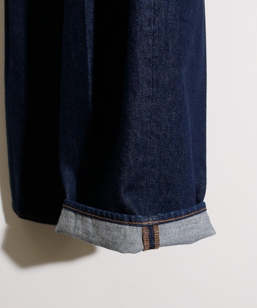 JANESMITH(ジェーンスミス)の「JANESMITH ジェーンスミス / 14.5oz DENIM IN TUCK COMFORT TAPERED PANTS インタックコンフォートデニムパンツ / 22WDM-#422L-OW(デニムパンツ・レディース・インディゴブルー・25)」の5枚目の写真