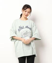 INDIAN（インディアン）の「【Bl】【INDIAN】刺繍+プリント　オーバーサイズTシャツ（Tシャツ/カットソー）」