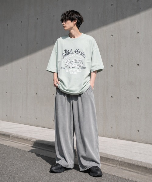 INDIAN(インディアン)の「【Bl】ネイティブロゴオーバーサイズTシャツ 半袖 / INDIAN(Tシャツ/カットソー・レディース・ホワイト/ブラック/ミント・LARGE/MEDIUM)」の8枚目の写真