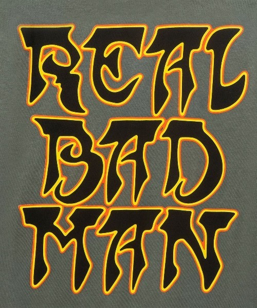 REAL BAD MAN（リアルバッドマン）の「Real Bad Man HIGHEST PRIEST S/S TEE Tシャツ（Tシャツ/カットソー・メンズ・オリーブ/ホワイト/ブラック・X-LARGE/MEDIUM/LARGE）」の5枚目の写真