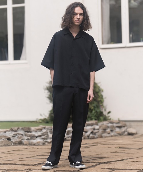 CAMBIO(カンビオ)の「mhs1830-トロピカルサイドスリットシャツS-S(シャツ/ブラウス・メンズ・ブラック/グレー・M/L/XL)」の6枚目の写真