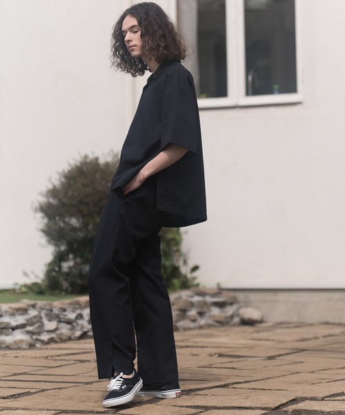 CAMBIO(カンビオ)の「mhs1830-トロピカルサイドスリットシャツS-S(シャツ/ブラウス・メンズ・ブラック/グレー・M/L/XL)」の7枚目の写真