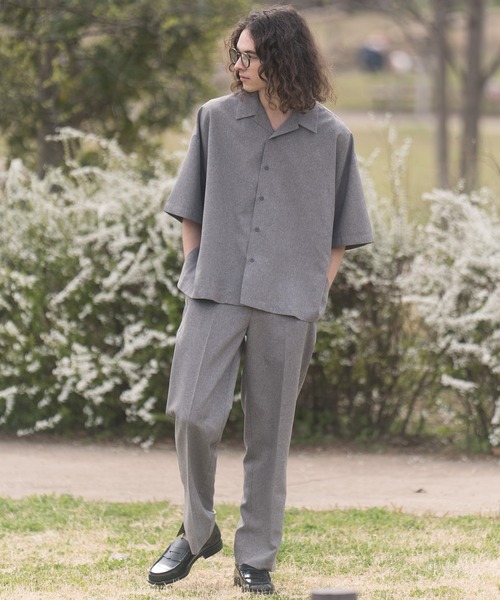 CAMBIO(カンビオ)の「mhs1830-トロピカルサイドスリットシャツS-S(シャツ/ブラウス・メンズ・ブラック/グレー・M/L/XL)」の12枚目の写真