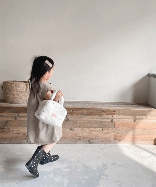 aimoha(アイモハ)の「aimoha-KIDS- 子供服 コットン無地ワンピース(ワンピース・キッズ・ライトベージュ/ダークベージュ・80/90/100/110/120/130)」の6枚目の写真