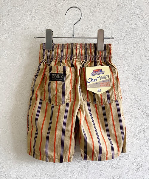 BIG FIELD（ビッグフィールド）の「シェフショーツ総柄（80～150cm）（その他パンツ・キッズ・ベージュ/ピンク/ブラウン/チェック/マルチ・130/140/100/90/120/95/110/80/150）」の3枚目の写真