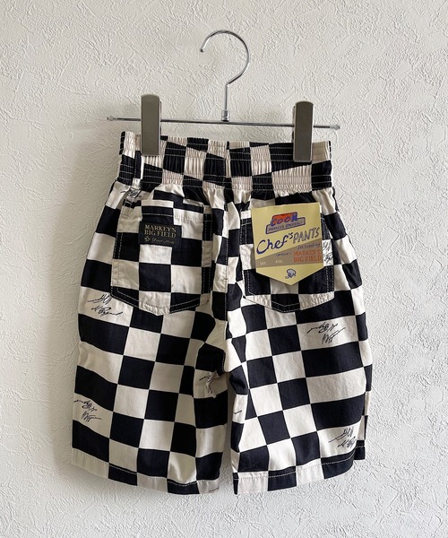 BIG FIELD（ビッグフィールド）の「シェフショーツ総柄（80～150cm）（その他パンツ・キッズ・ベージュ/ピンク/ブラウン/チェック/マルチ・130/140/100/90/120/95/110/80/150）」の5枚目の写真