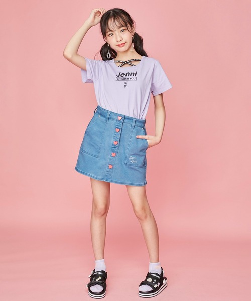 JENNI love(ジェニィラブ)の「デオドラントカレッジクルーソックス(ソックス/靴下・キッズ・ブラック/オフホワイト/ラベンダー・19-21cm/22-24cm)」の9枚目の写真