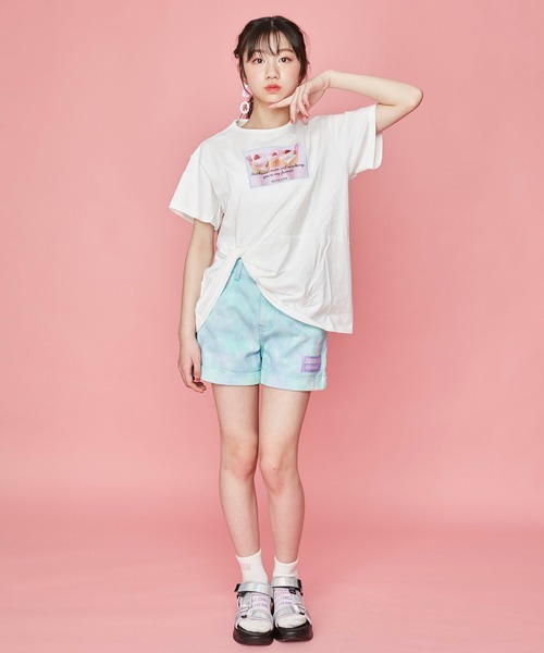 JENNI love(ジェニィラブ)の「デオドラントカレッジクルーソックス(ソックス/靴下・キッズ・ブラック/オフホワイト/ラベンダー・19-21cm/22-24cm)」の7枚目の写真