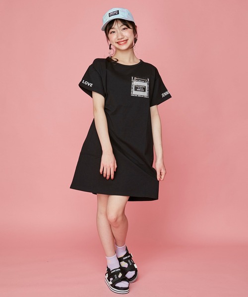 JENNI love(ジェニィラブ)の「デオドラントカレッジクルーソックス(ソックス/靴下・キッズ・ブラック/オフホワイト/ラベンダー・19-21cm/22-24cm)」の8枚目の写真