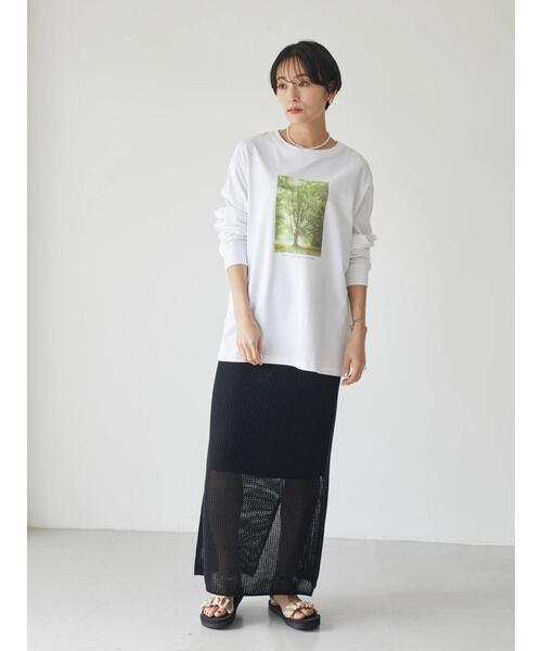 AMERICAN HOLIC(アメリカンホリック)の「Treeフォトカットプルオーバー(Tシャツ/カットソー・レディース・B/A・M/L)」の19枚目の写真