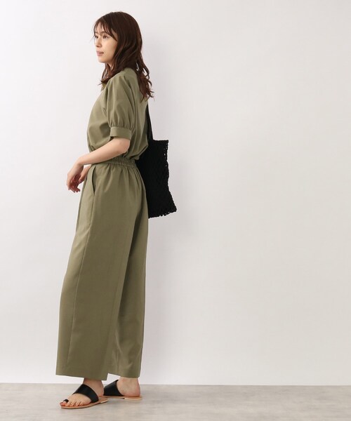 DRESKIP（ドレスキップ）の「◆【洗える/トレンド/セットアップ可】麻調肩タックボリューム袖ブラウス（シャツ/ブラウス・レディース・レモンイエロー/ネイビー/ライトベージュ/カーキ・02/04/03）」の17枚目の写真