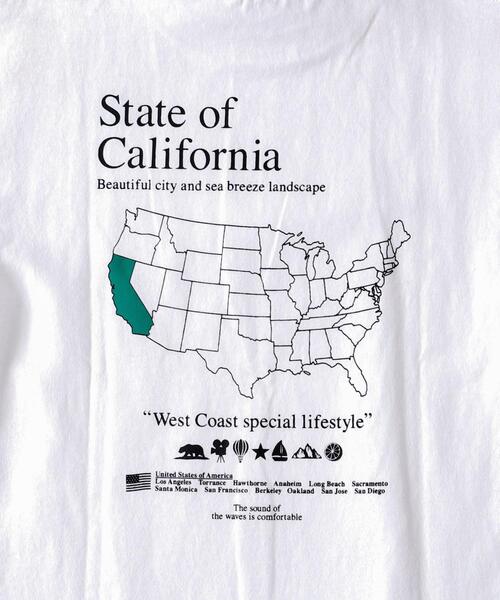 coen(コーエン)の「【coen キッズ/ジュニア】カリフォルニアスーベニアTシャツ(Tシャツ/カットソー・キッズ・ホワイト/ブラック・100/110/120/130/140/150)」の10枚目の写真