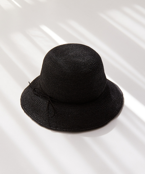 Abahouse Devinette（ドゥヴィネット）の「【RUBEN】ペーパーデイリーハット（ハット・レディース・ブラック/グレー・フリー）」の22枚目の写真