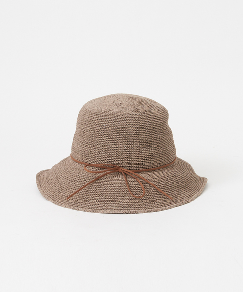 Abahouse Devinette（ドゥヴィネット）の「【RUBEN】ペーパーデイリーハット（ハット・レディース・ブラック/グレー・フリー）」の9枚目の写真