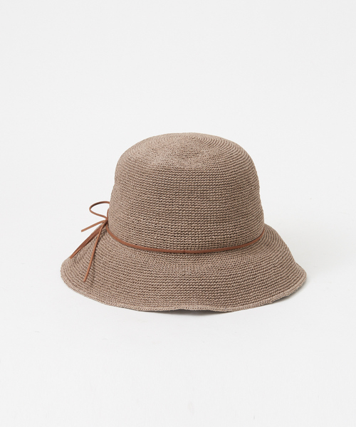 Abahouse Devinette（ドゥヴィネット）の「【RUBEN】ペーパーデイリーハット（ハット・レディース・ブラック/グレー・フリー）」の15枚目の写真